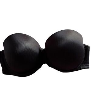 PINK Victoria's Secret Black Strapless Bra Intimates